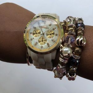 Cream Color Watch size Large